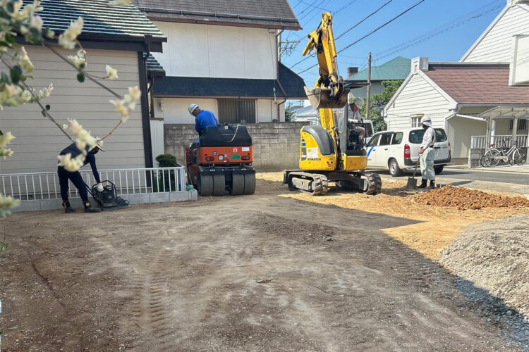 名古屋市千種区の外構舗装・エクステリアリフォーム